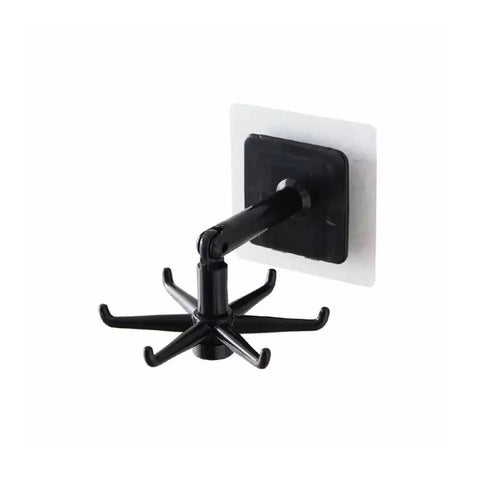 FlexHooks 6-Claw Rotating Storage Hooks ( Pack Of 02 )