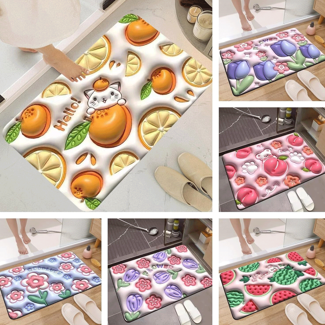 3D Stereo Bathroom Rug