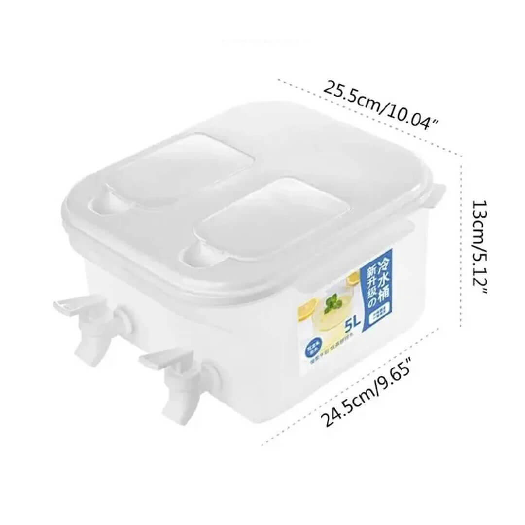 5L Double Tap Beverage Water Dispenser