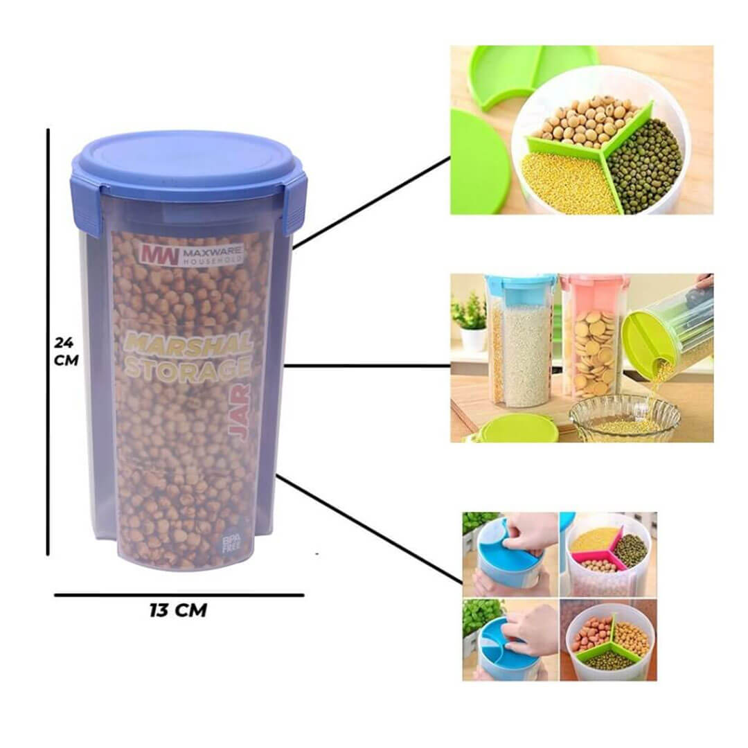 3 Compartment Food Container