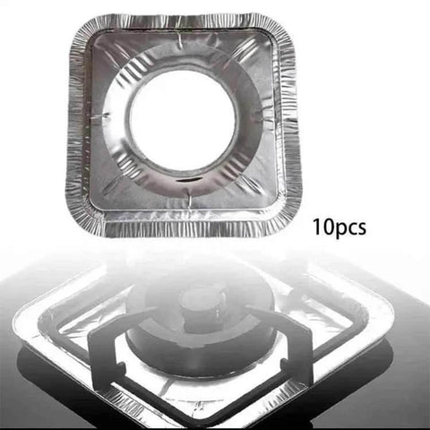 Reusable Aluminum Stove Burner Covers 10pcs