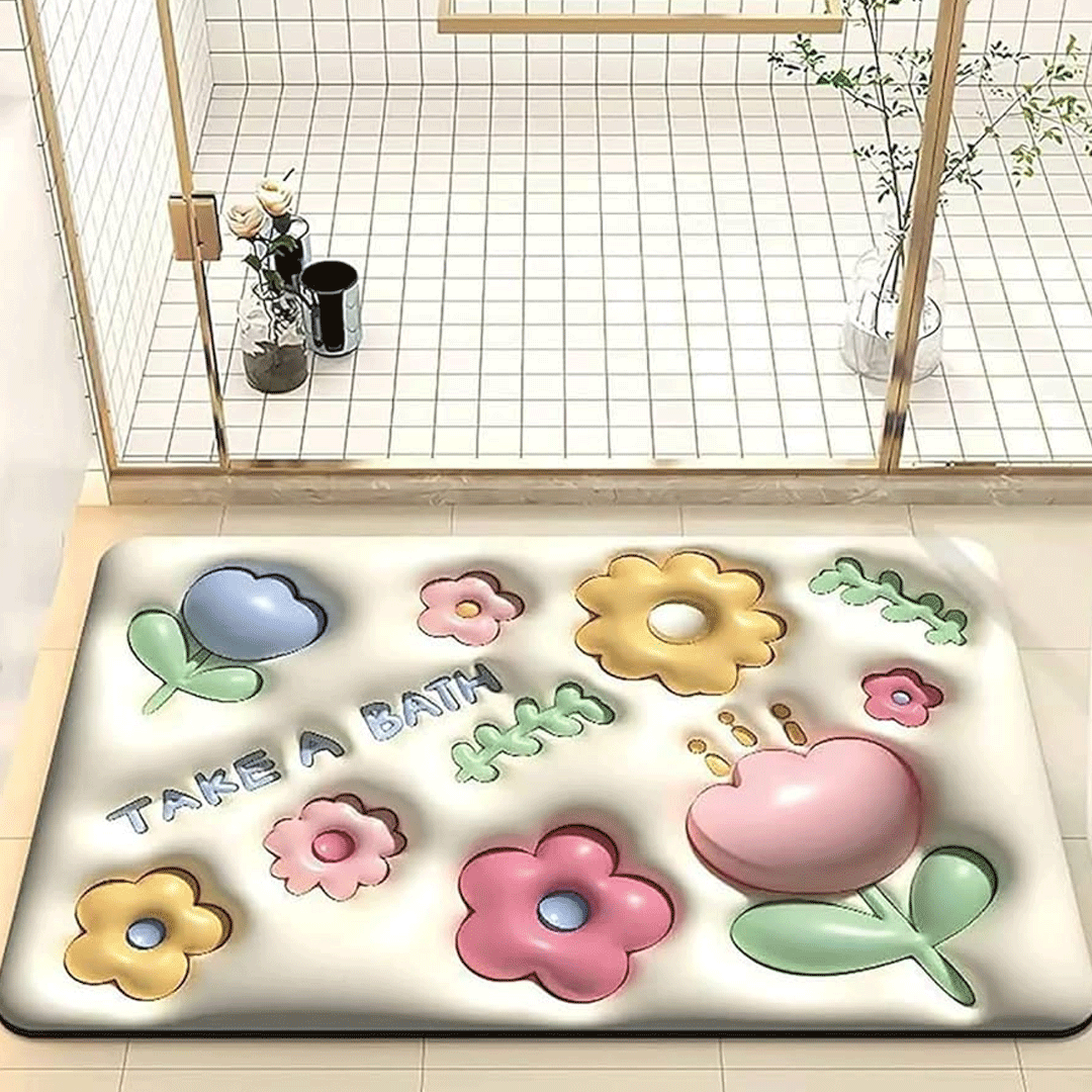 3D Stereo Bathroom Rug