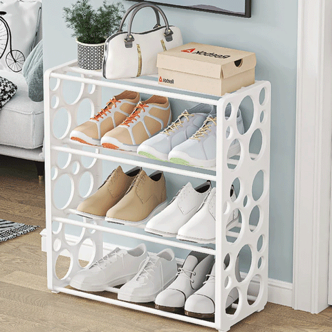 4 Layer Bubble Simple Shoe Rack