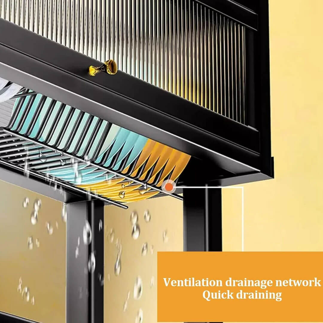Flip & Expand Kitchen Dish Rack