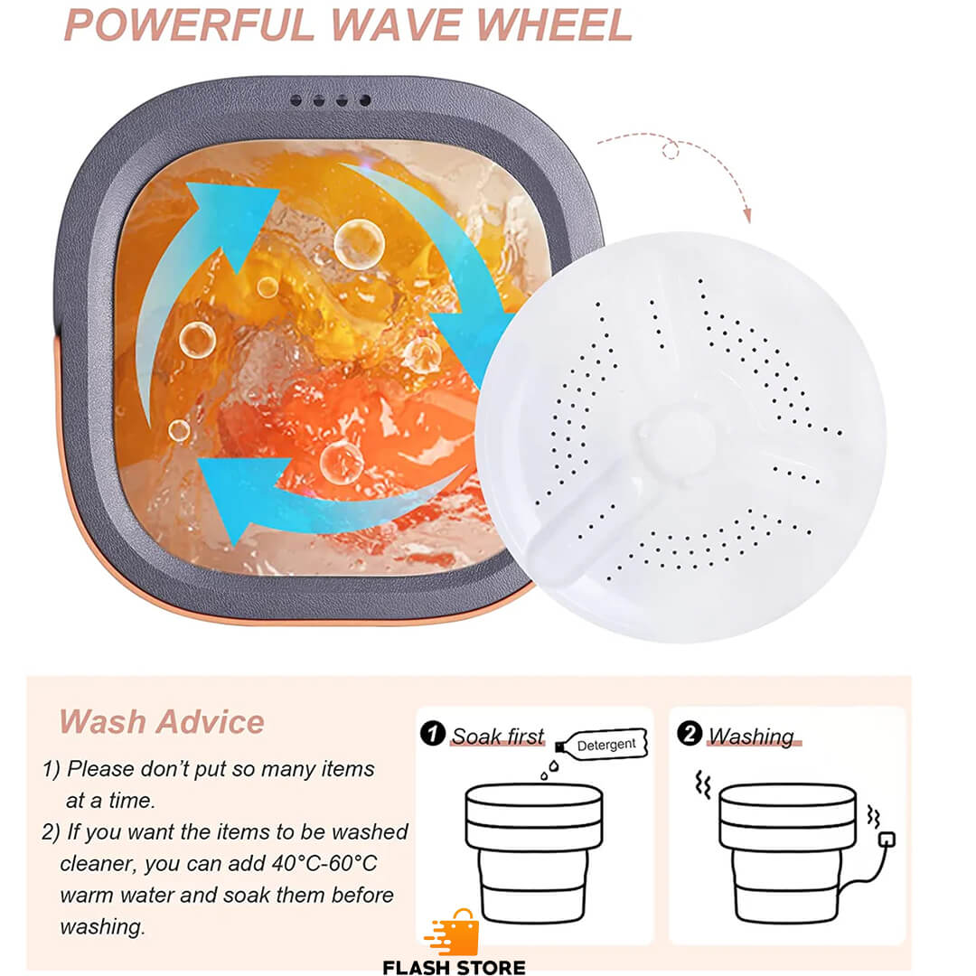 Foldable Mini Washing Machine