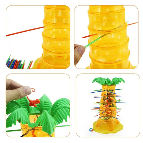 Mini Crazy Flipping Monkey Climbing Tower Game