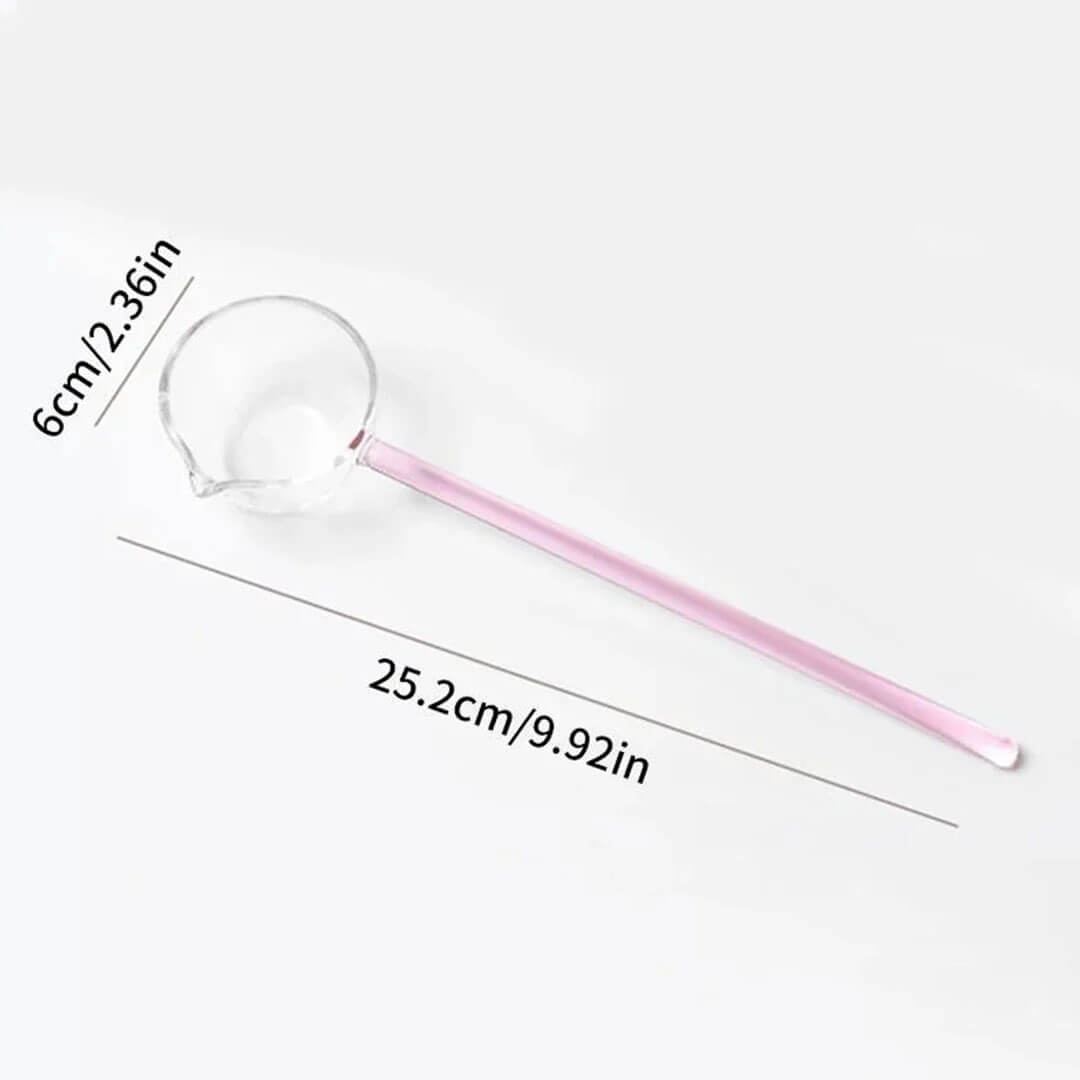 Colorful Borosilicate Soup Spoon