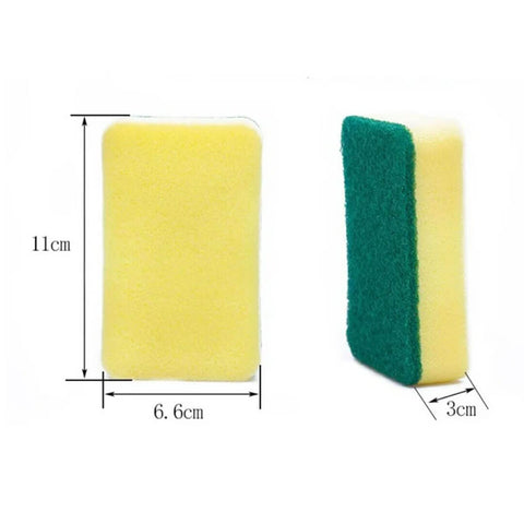 6-Pack Dual-Sided Dishwashing Sponge