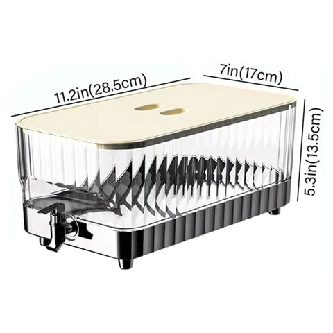 5.3L Cold Drink Dispenser with Faucet and Lid
