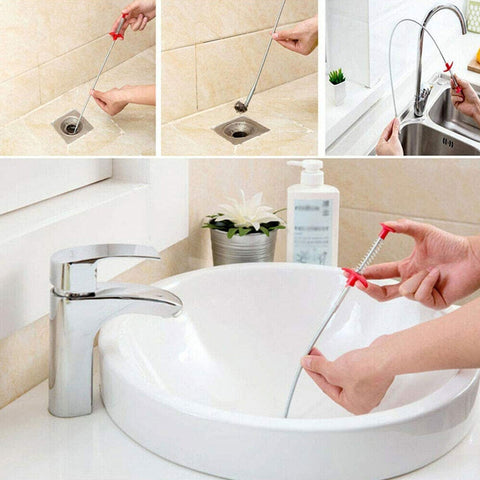 Sink Cleaning Tool Hair Blockage Remover (Pack of 2)