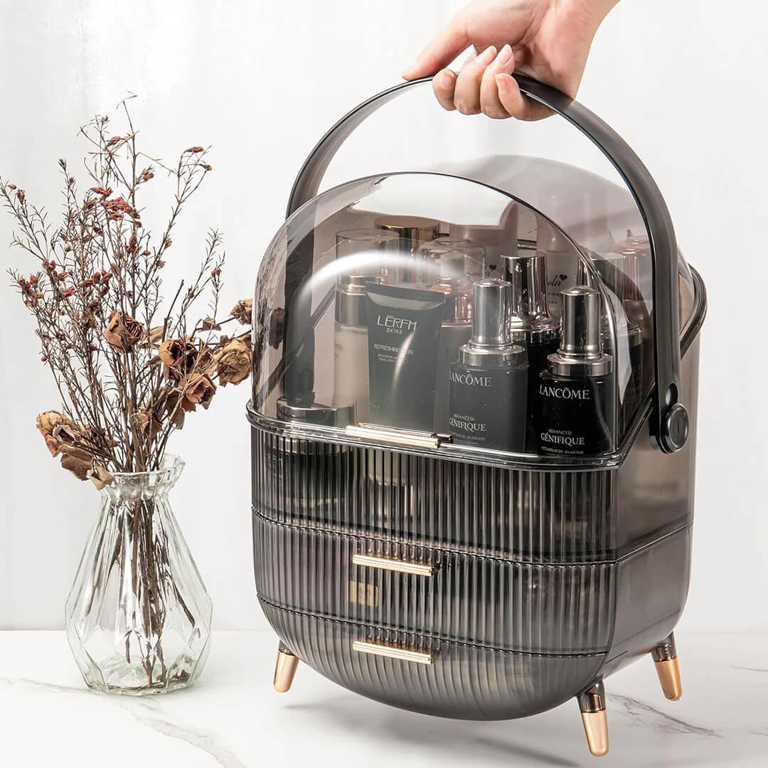 Transparent Cosmetic And Skincare Organizer