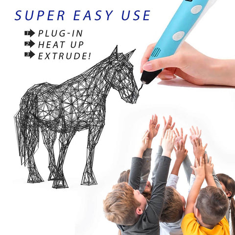 3D Drawing Pen Enhance Art and Imagination Skills