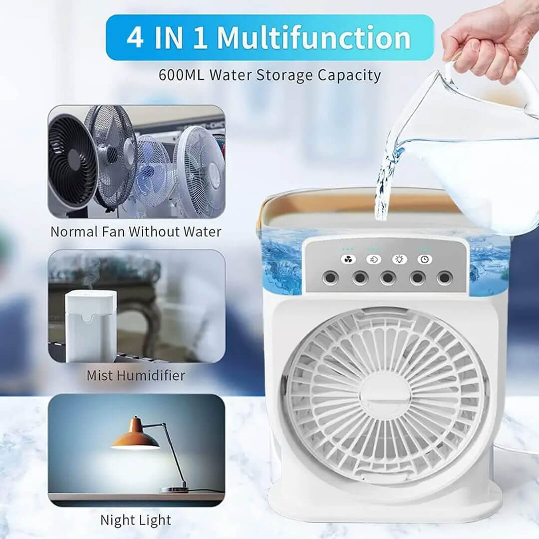 Portable Water Mist Fun Humidification Fan