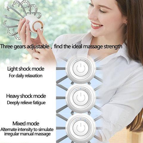 Portable Electric Octopus Scalp Massager with 12 Claws
