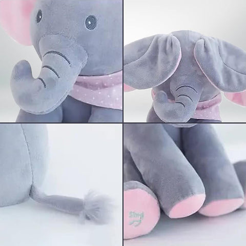 Peek-a-Boo Musical Singing Elephant Toy