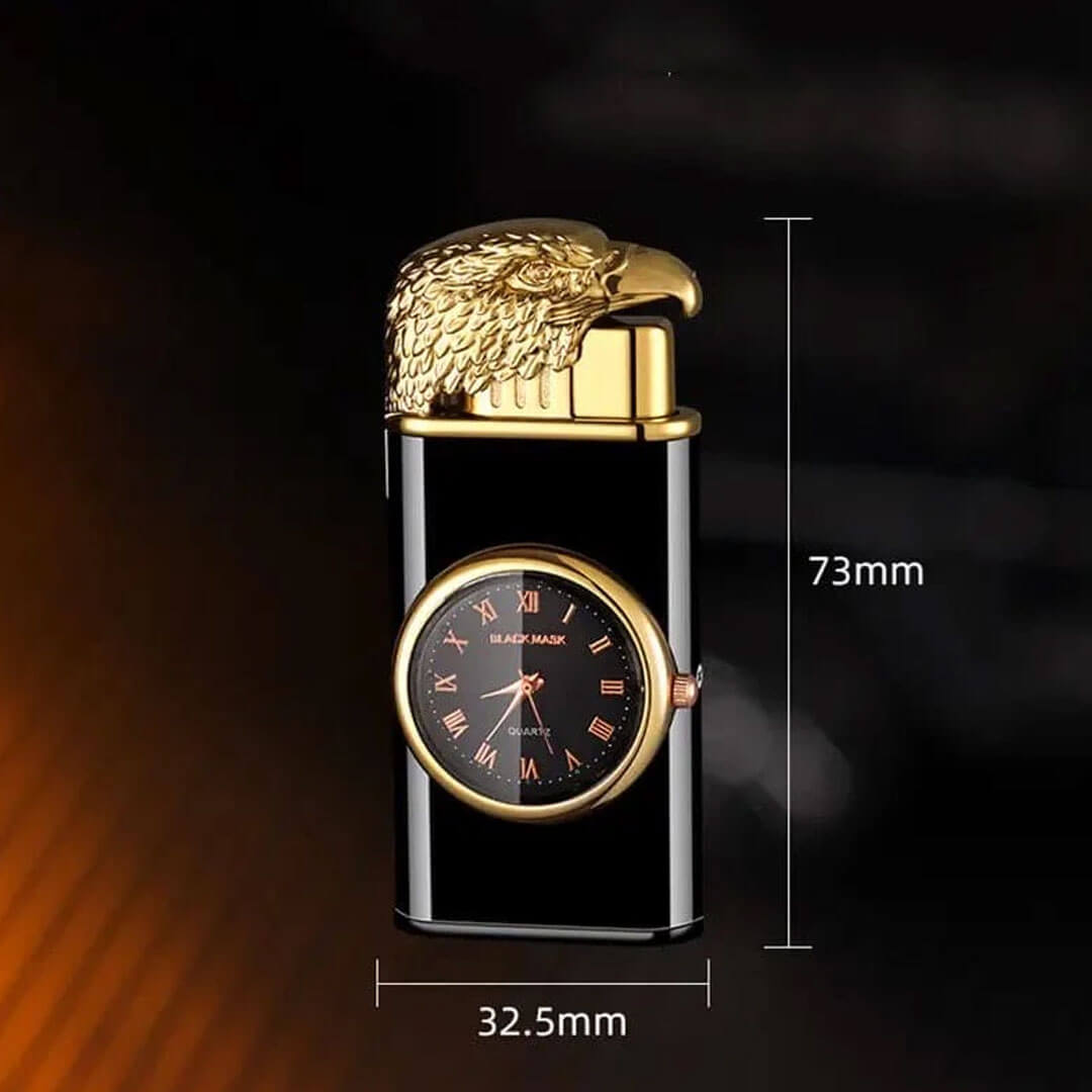 Eagle Head Double Flame Lighter Metal Torch Design