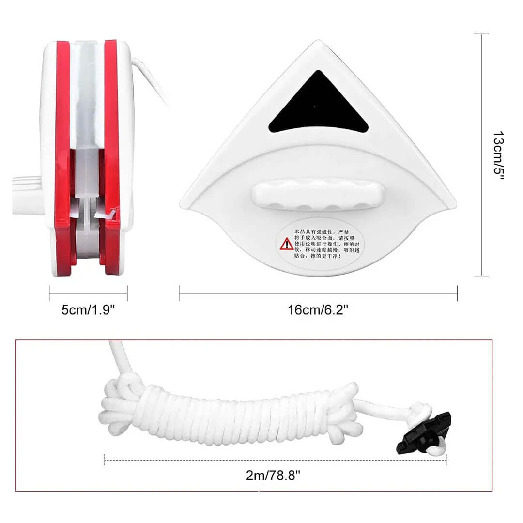 Magnetic Double Sided Glass Cleaner