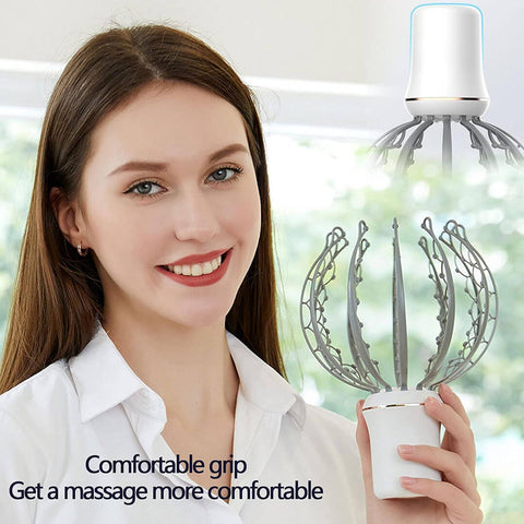 Portable Electric Octopus Scalp Massager with 12 Claws