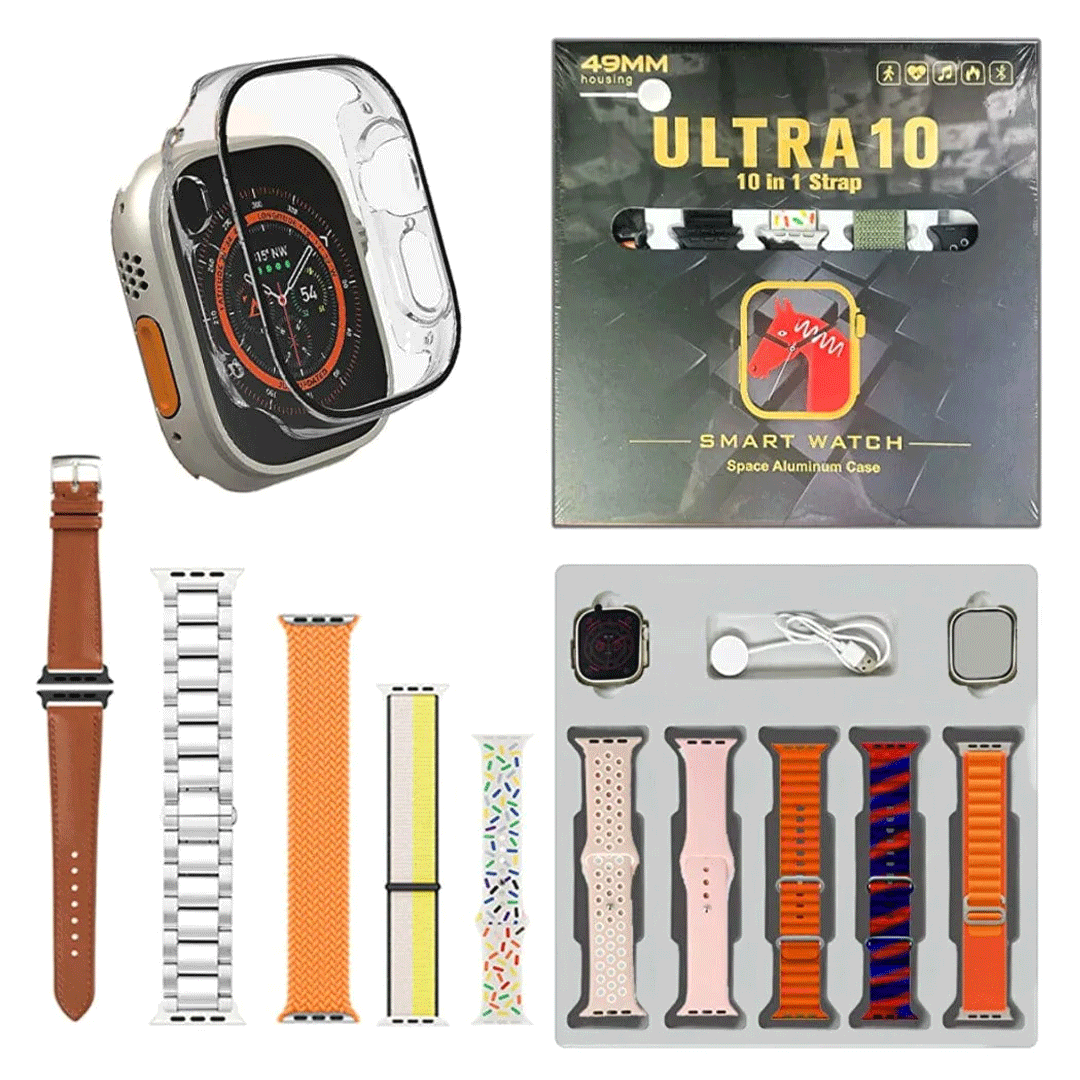 49mm Ultra 10 Smart Watch Series 9 Ultra10+1 Smart Watch S9 Bluetooth Talk Phone Watch