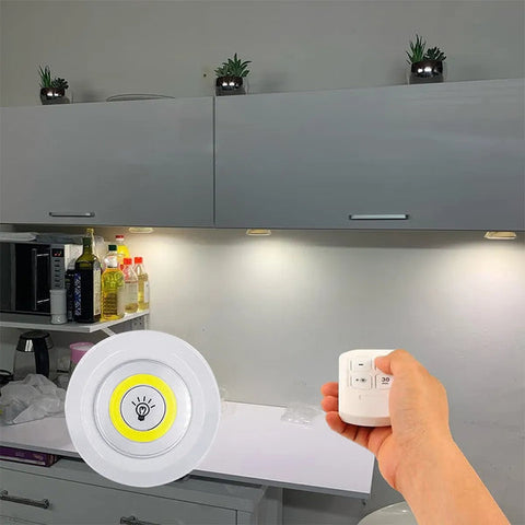 Pack of 03 LED Light With Remote Control