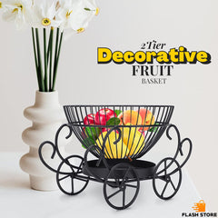 2 Tier Decorative Fruit Basket