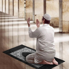 Pocket Janamaz Prayer Mat, Travelling Prayer Rugs, Foldable Prayer Mat