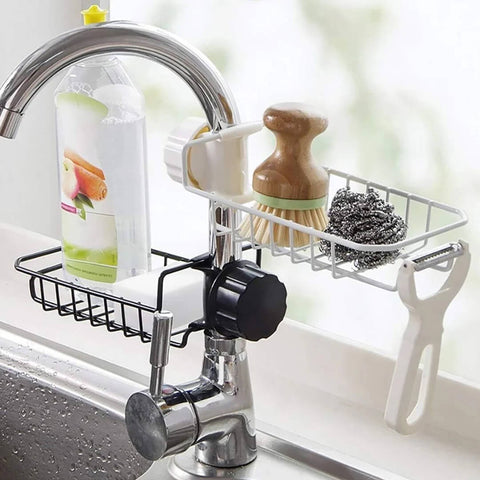 Metal Sink Caddy Organizer Stainless Steel