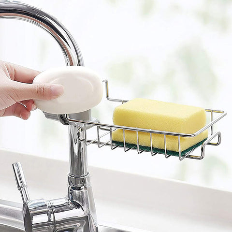 Metal Sink Caddy Organizer Stainless Steel