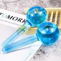 2 Pcs Crystal Ice Hockey Massaging Globes Set