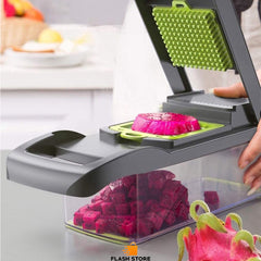 14 in 1 Multifunctional Vegetable Cutter With Container