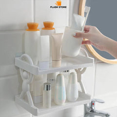 2 Layer Wall Hanging Storage Shelf