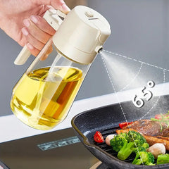 2 in 1 Glass Oil Kettle - 450ml