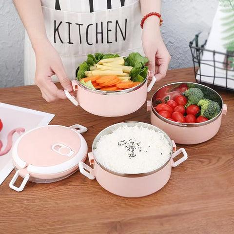3 Layer Insulated Lunch Box Stainless Steel