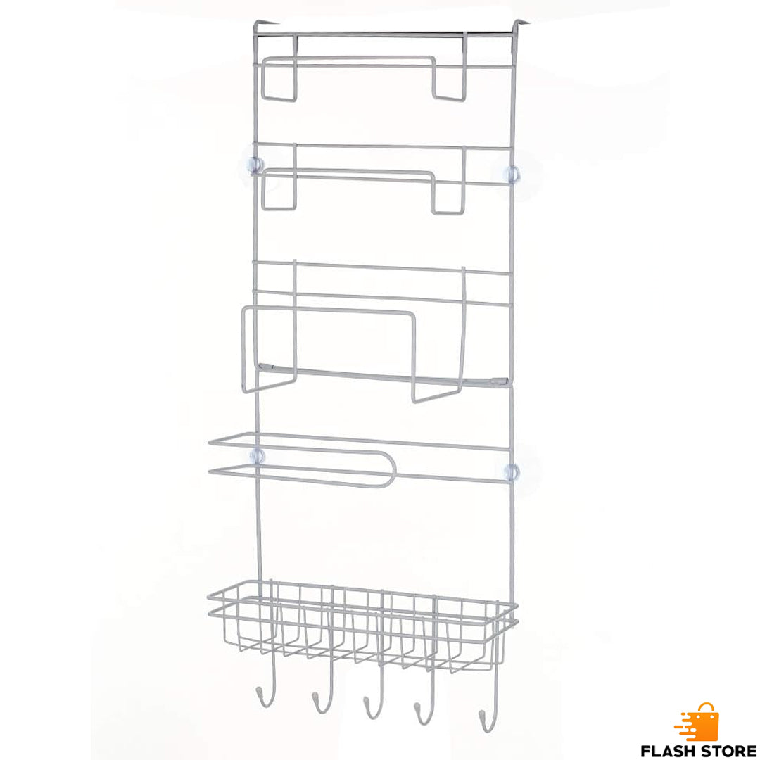 5 Tier Multi-Functional Storage Shelf For Hanging