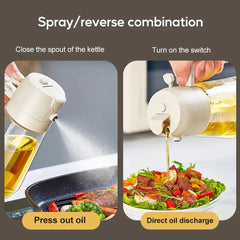 2 in 1 Glass Oil Kettle - 450ml