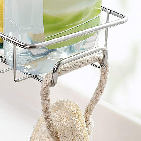 Metal Sink Caddy Organizer Stainless Steel