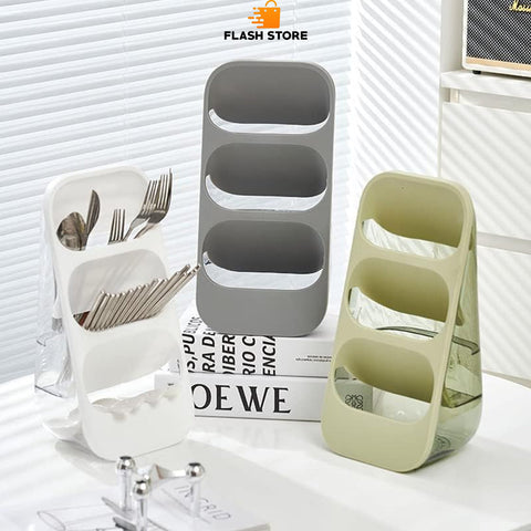 3 Layer Multifunctional Cutlery Organizer