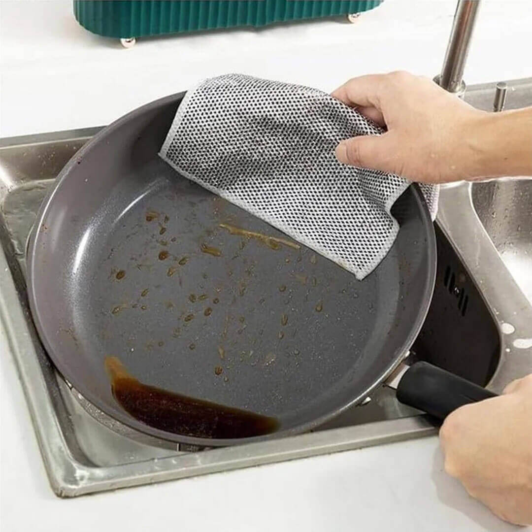 Non Scratch Steel Wire Dishcloth (Pack Of 2)