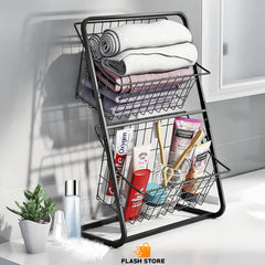 2 Tier Iron Storage Basket