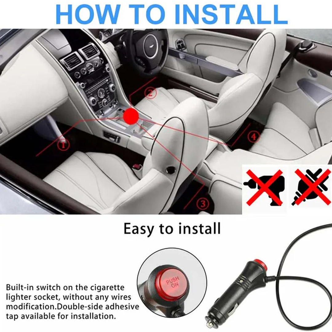 Multicolor Interior LED Lights for Car