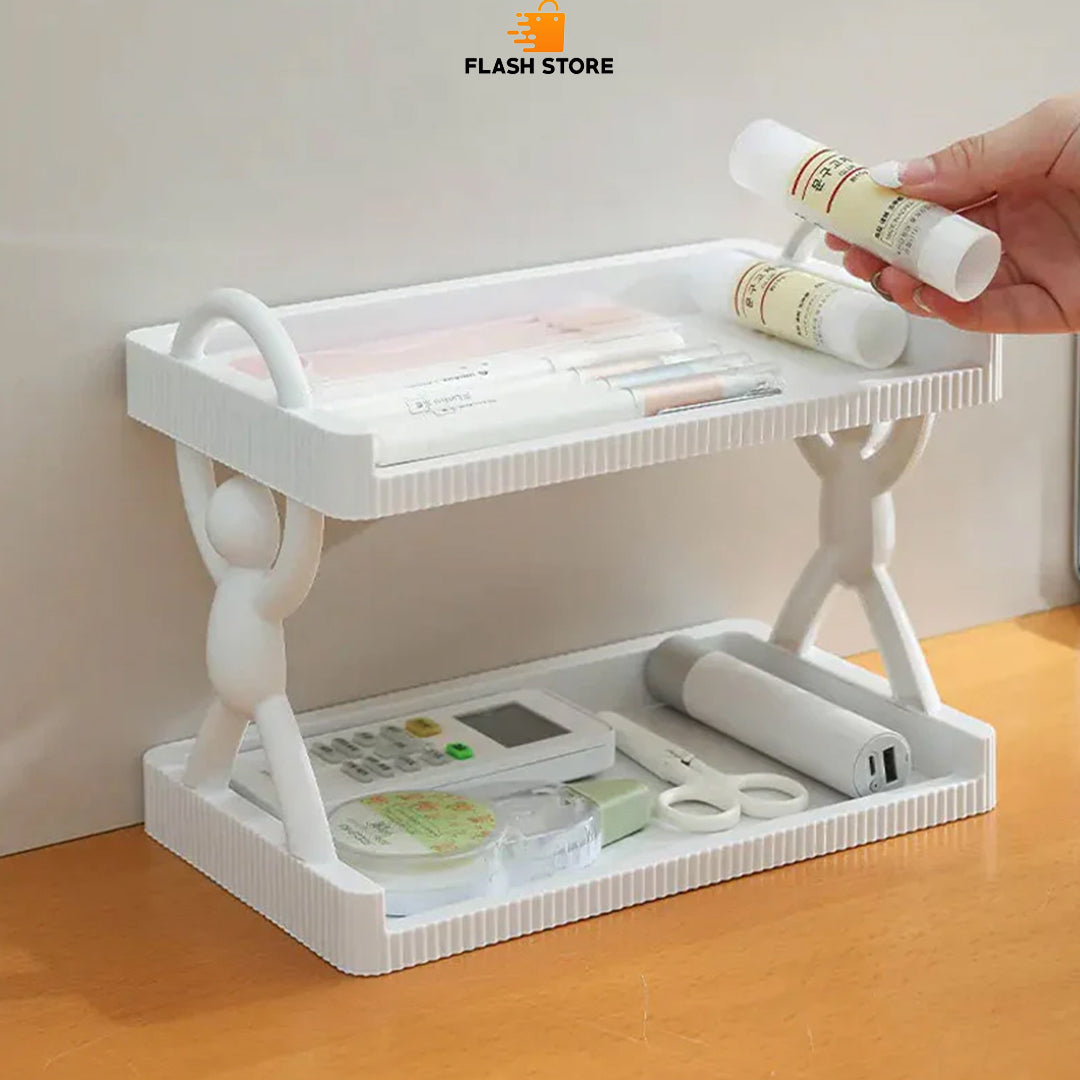 2 Layer Wall Hanging Storage Shelf