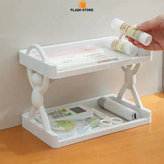 2 Layer Wall Hanging Storage Shelf