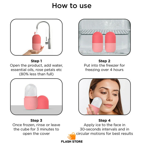 Silicone Ice Ball Face Massager