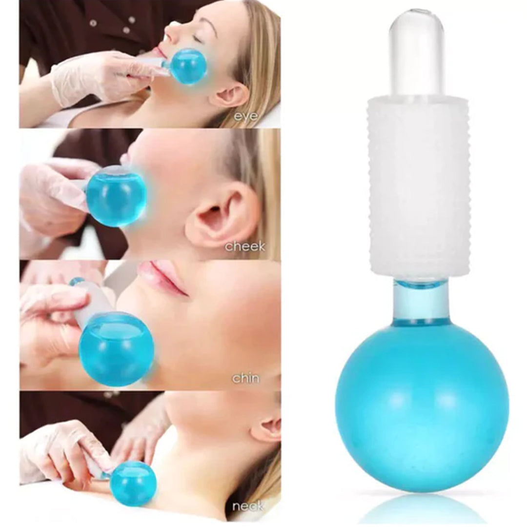 2 Pcs Crystal Ice Hockey Massaging Globes Set