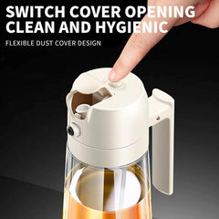 2 in 1 Glass Oil Kettle - 450ml