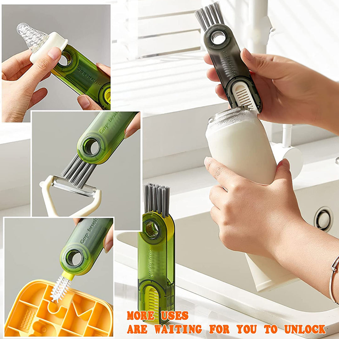 3 In 1 Bottle Gap Cleaning Brush