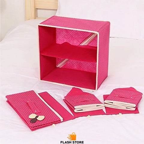 3 Drawer Fabric Folding Storage Organizer