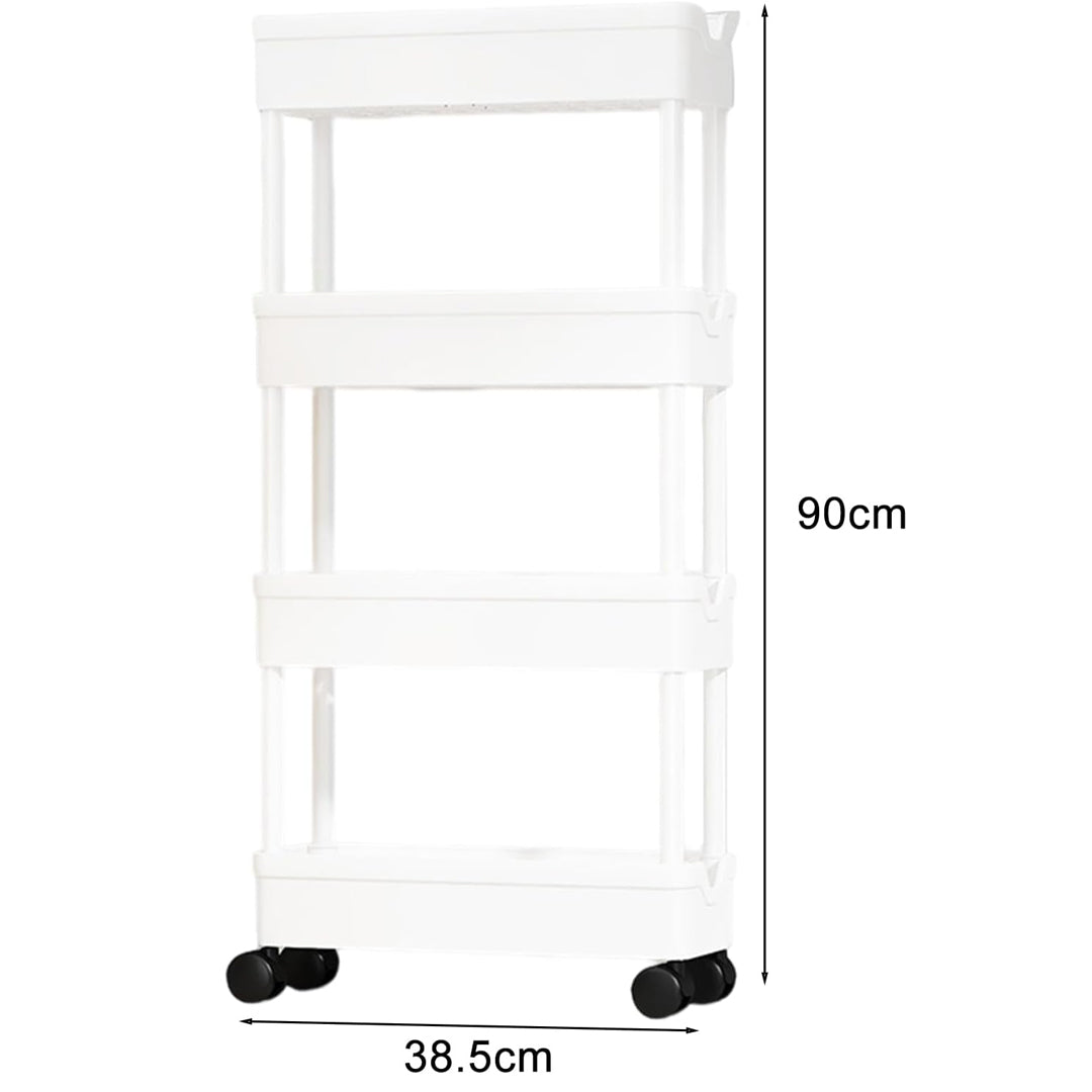4 Tier Smart Cart Storage Shelf