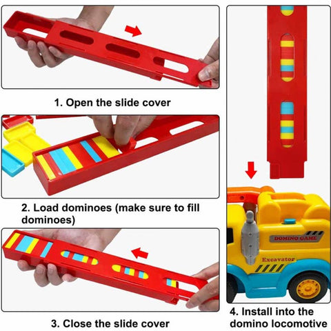 Domino Block Set, Building And Stacking Toy Blocks