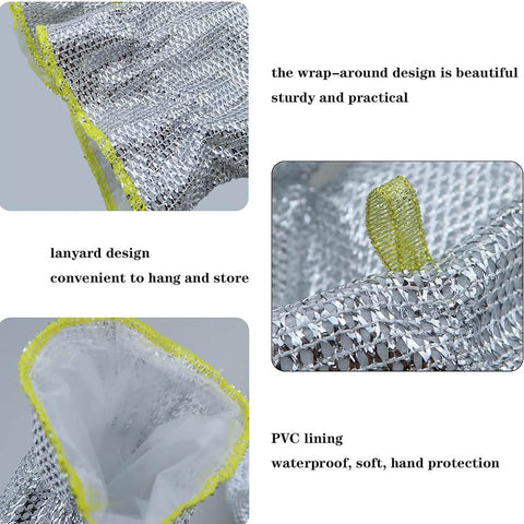 Steel Wire Dishwashing Gloves (Pair)